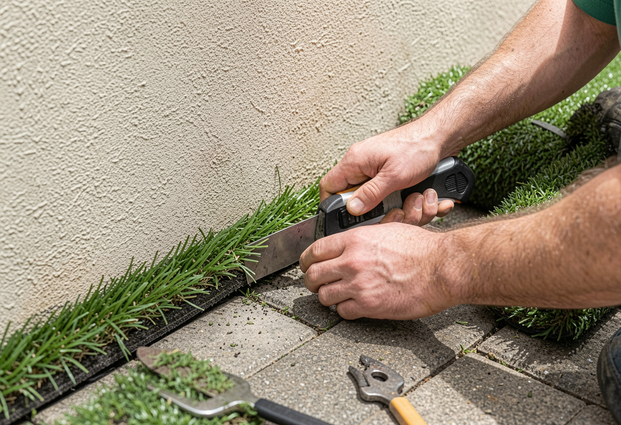 Courtyard Synthetic Turf
